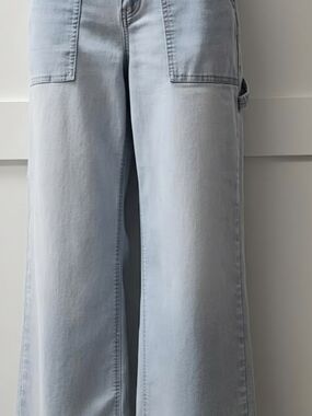 Indigo Light Blue Denim Carpenter Jeans